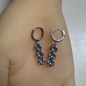 Elegant Silver Drop Earrings